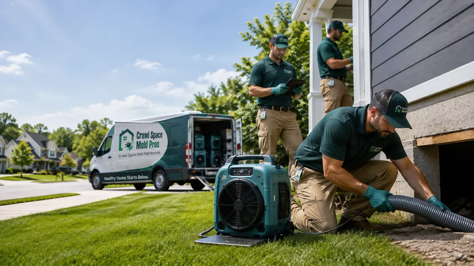 Crawl Space Mold Removal in Spencerville, MD